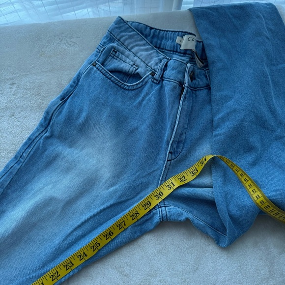Cotélac French Braid Mom Jeans Size 1 US 8 Light Blue Wash - Picture 8 of 8